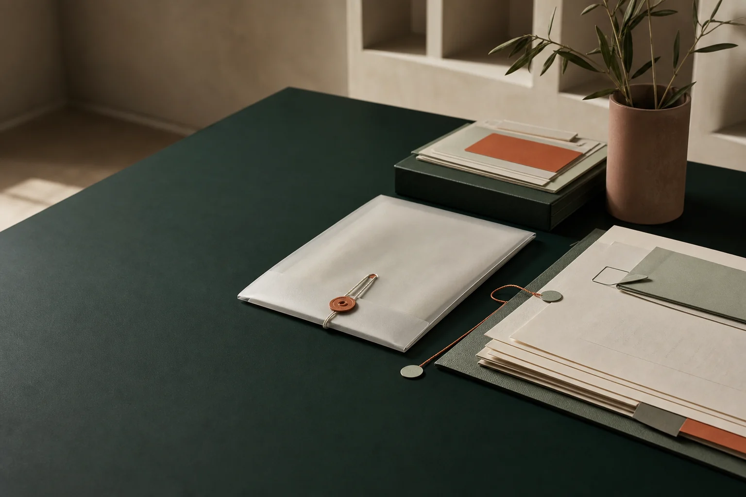 Private exchange of documents between a firm and its client